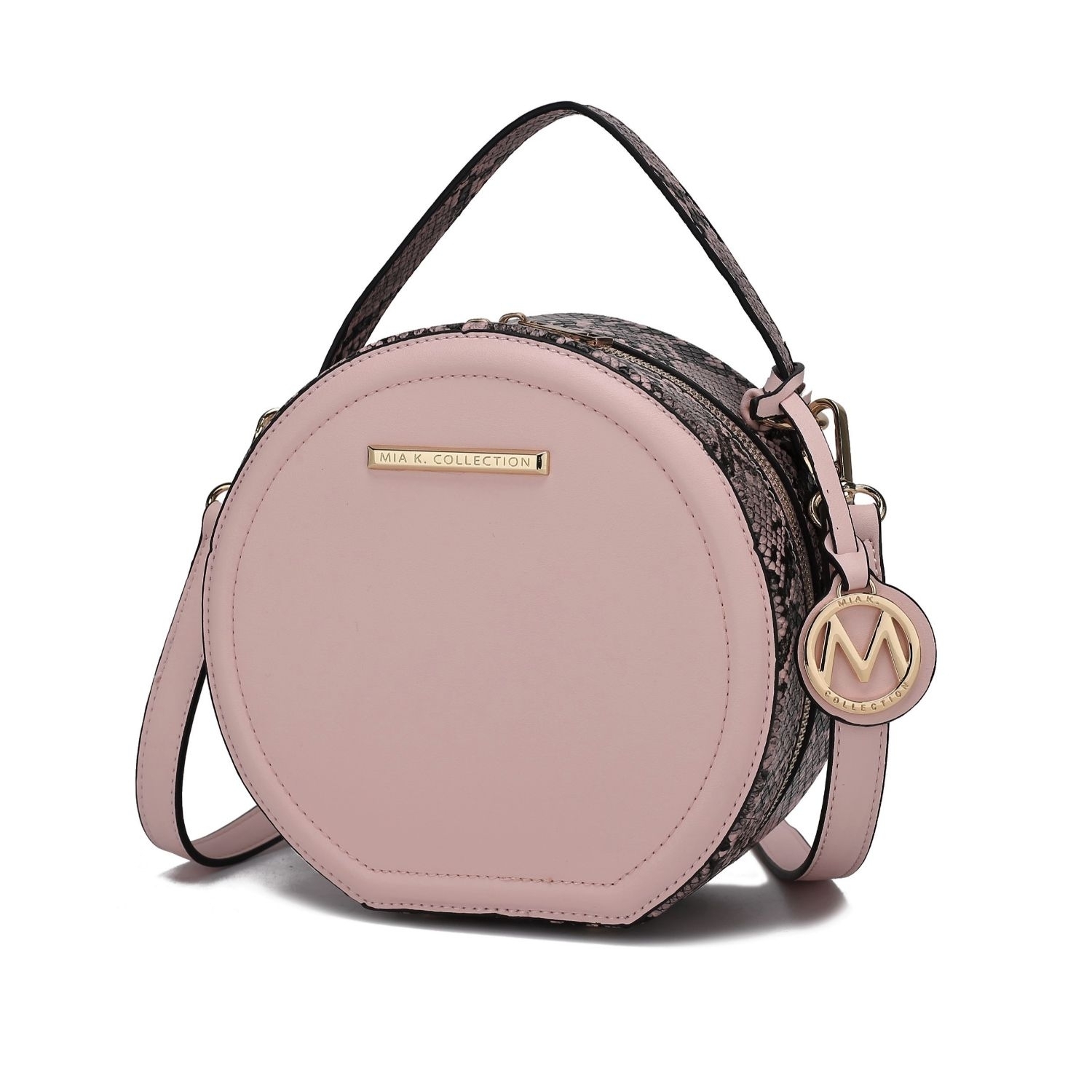 MKF Collection Mallory Handbag Crossbody By Mia K. - Light Pink
