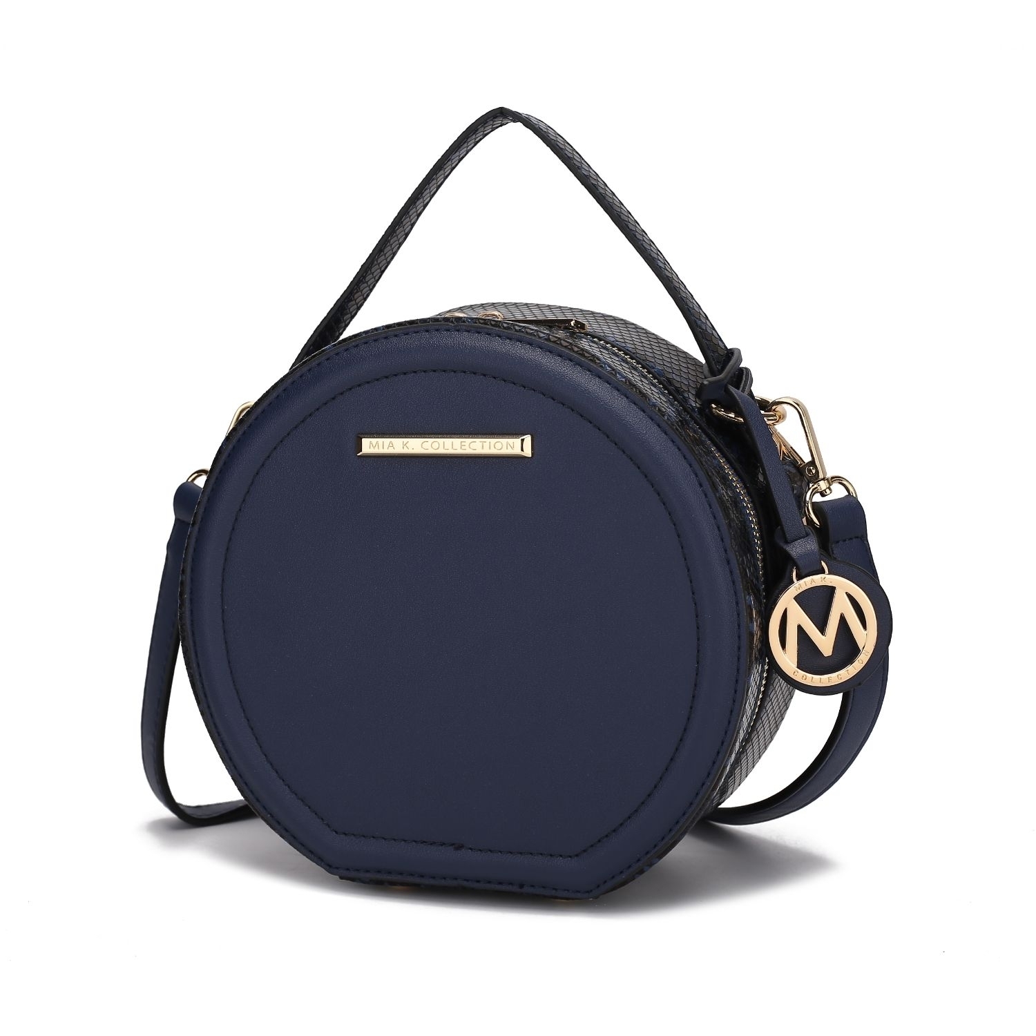 MKF Collection Mallory Handbag Crossbody By Mia K. - Navy