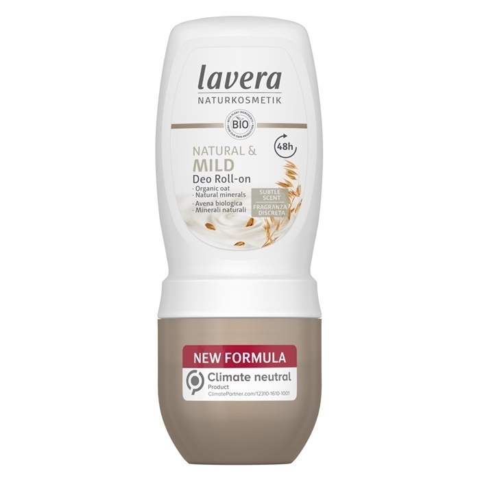 Lavera Deo Roll-On (Natural & Mild) - With Organic Oat & Natural Minerals 50ml/1.7oz
