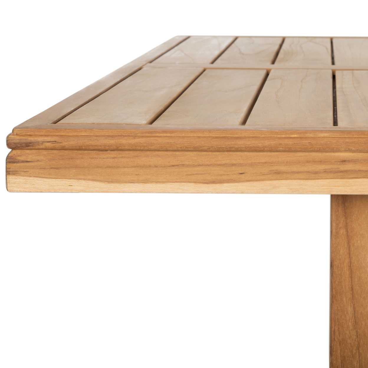 SAFAVIEH OUTDOOR COUTURE Montford Teak Dining Table Natural