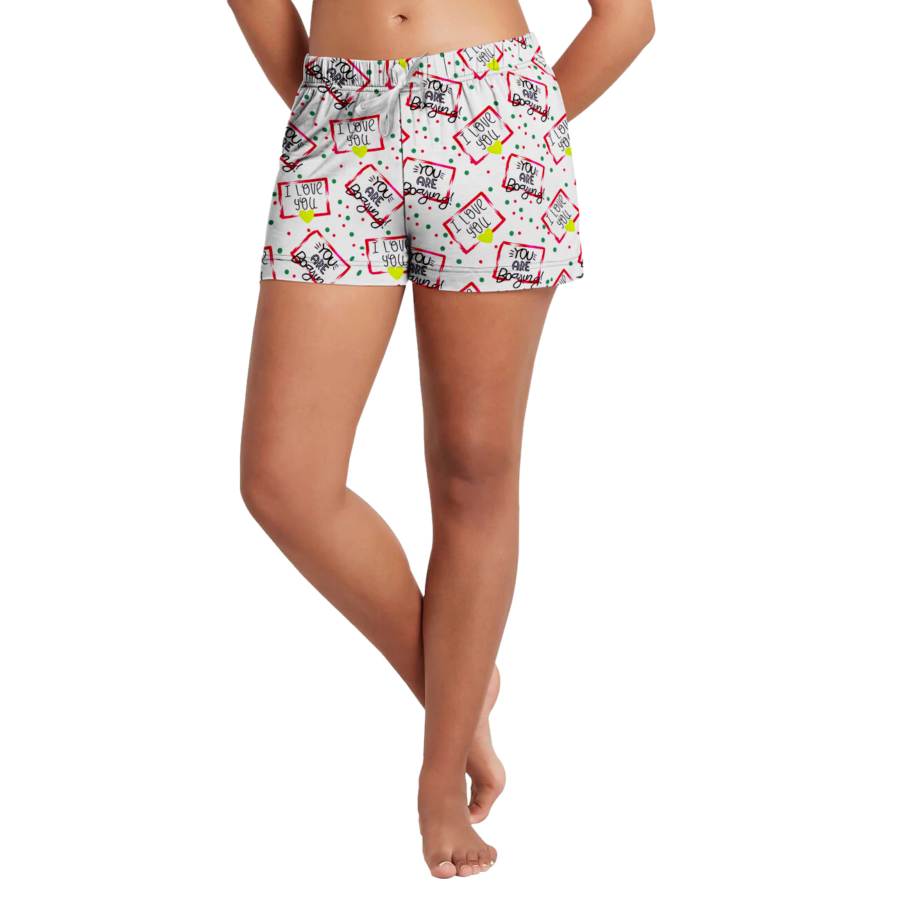 6-Pack Women's Lounge PJ Bottom Pajama Shorts Soft Cozy Ladies Drawstring Pant - XL