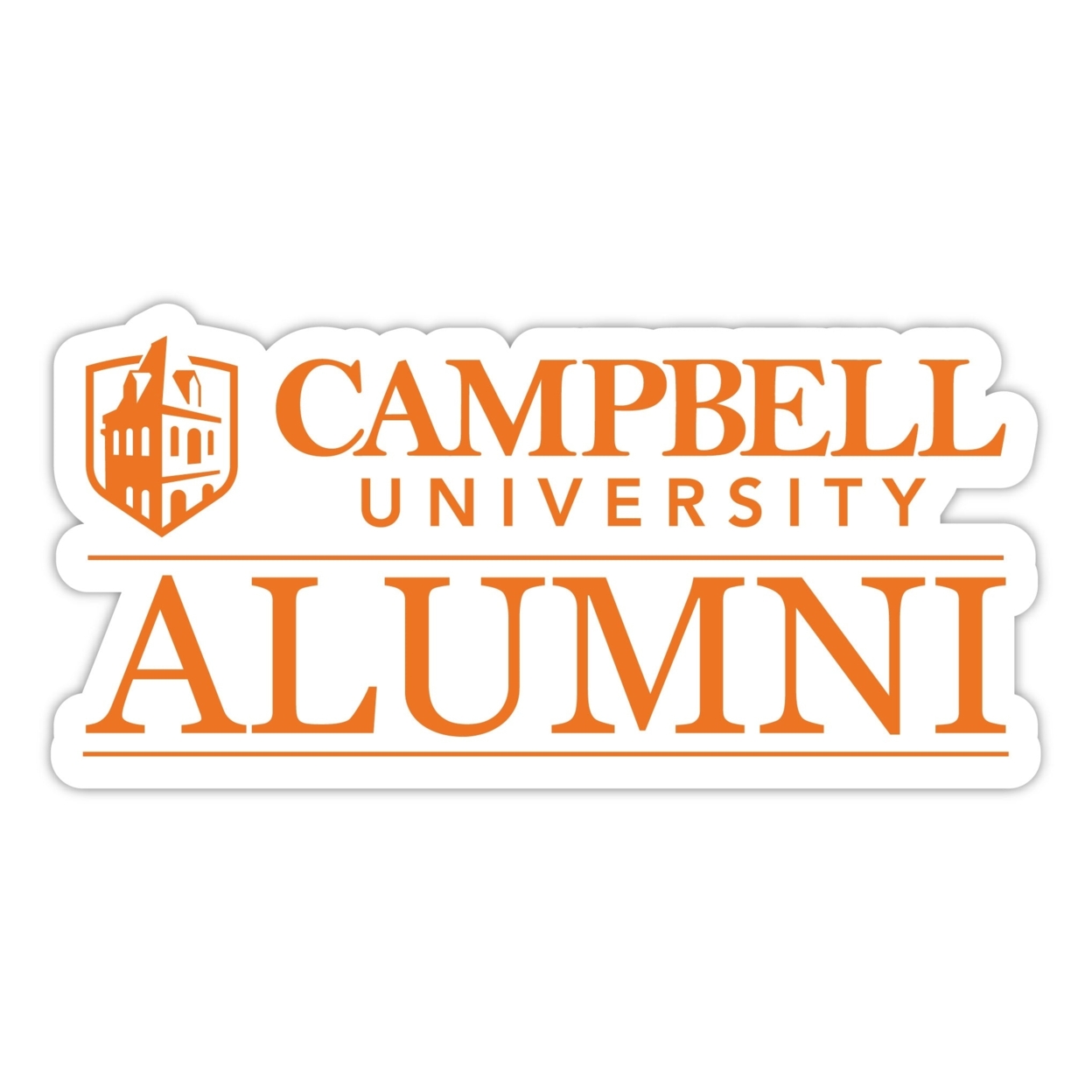 Campbell University Fighting Camels Alumni 4 Sticker