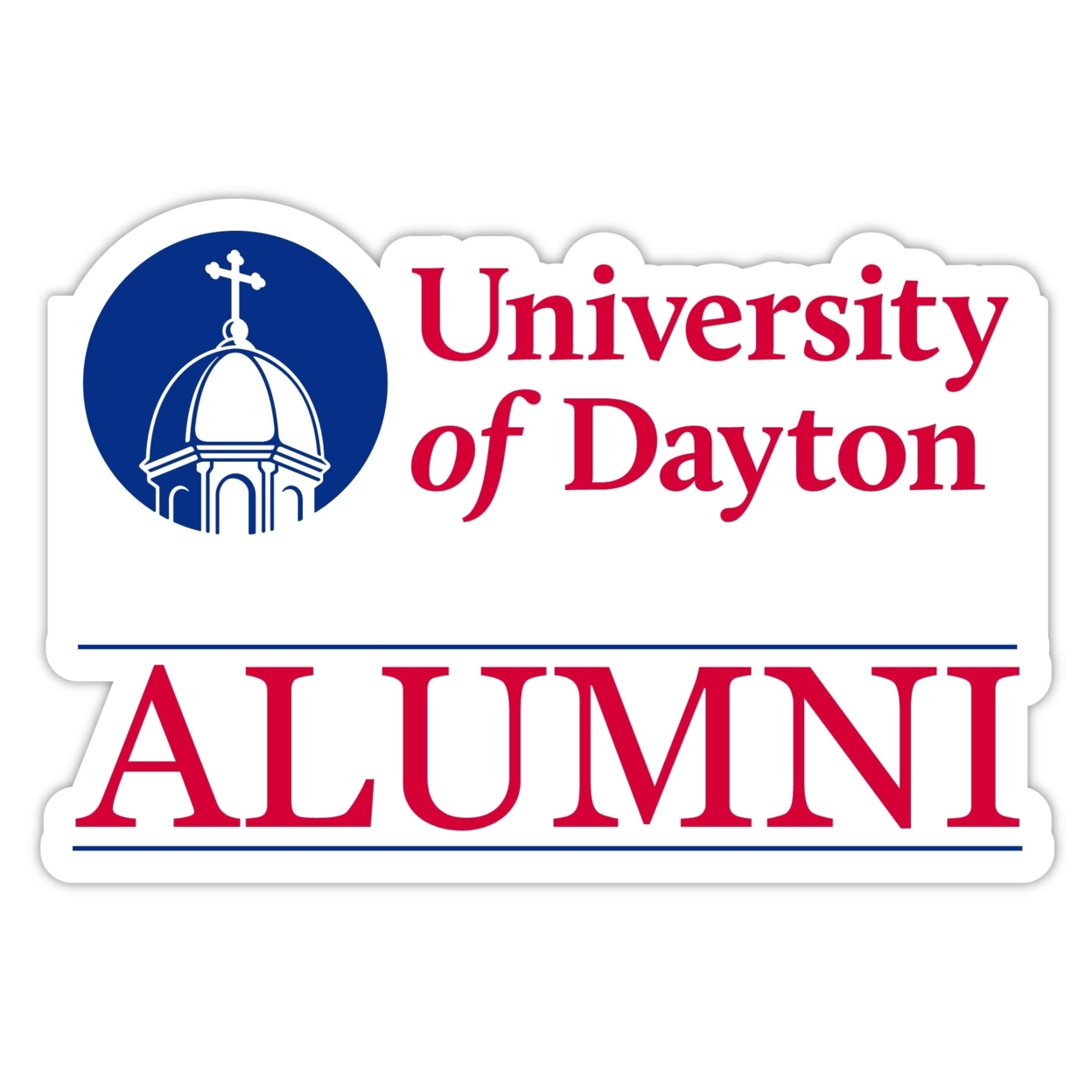 Dayton Flyers Alumni 4 Sticker
