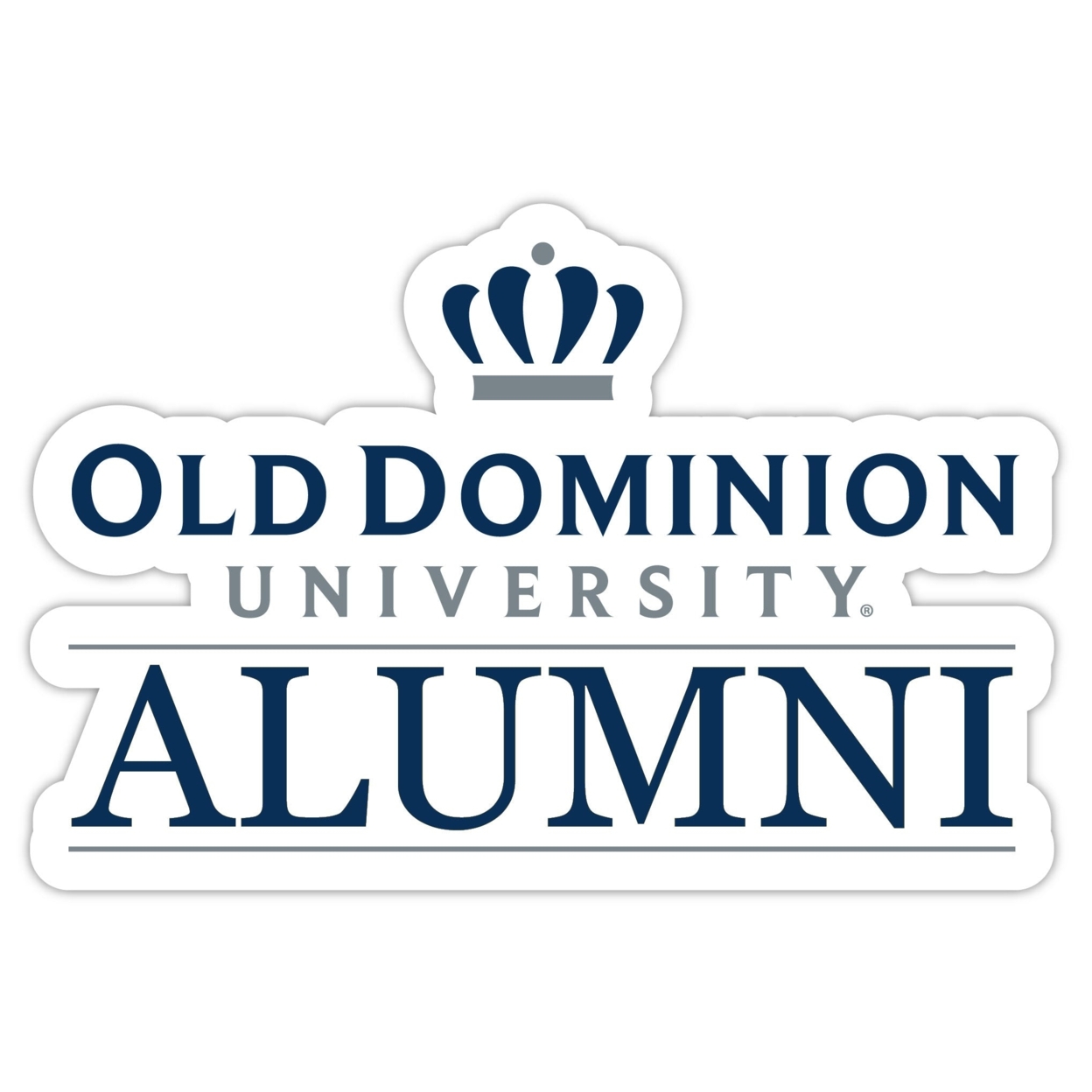 Old Dominion Monarchs Alumni 4 Sticker - (4 Pack)