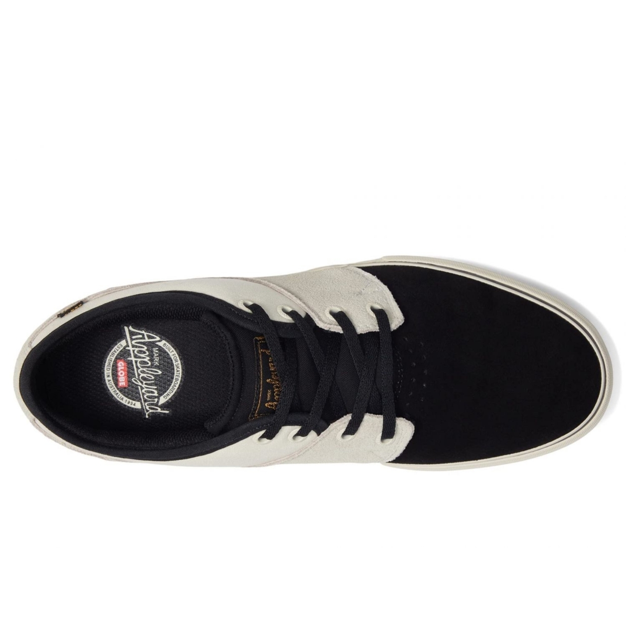 Globe Men's Mahalo Skate Shoe 14 BLACK/OFF WHITE - BLACK/OFF WHITE, 8.5