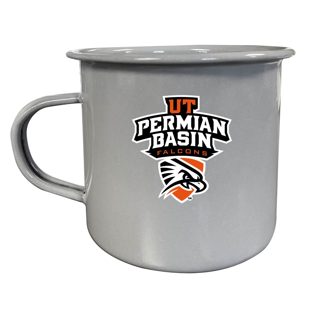 University Of Texas Of The Permian Basin Tin Camper Coffee Mug - Choose Your Color - Gray