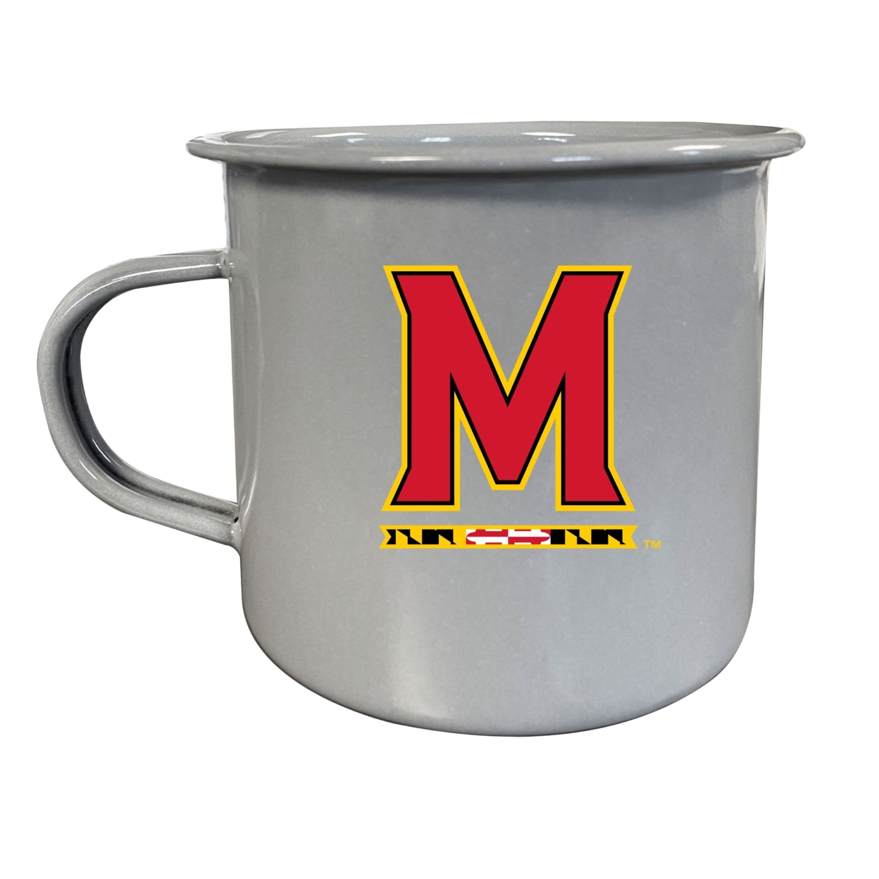 Maryland Terrapins Tin Camper Coffee Mug - Choose Your Color - Gray