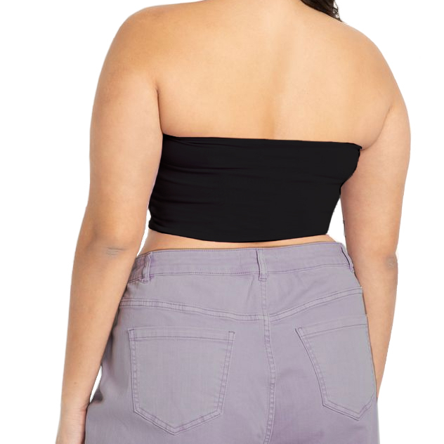 3-Pack: Women's Comfort Strapless Seamless Sports Bra Yoga Underwear Tube Top - XL