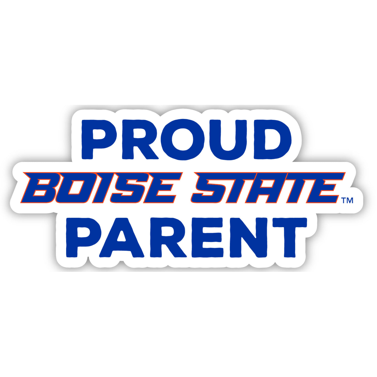 Boise State Broncos Proud Parent 4 Stickers