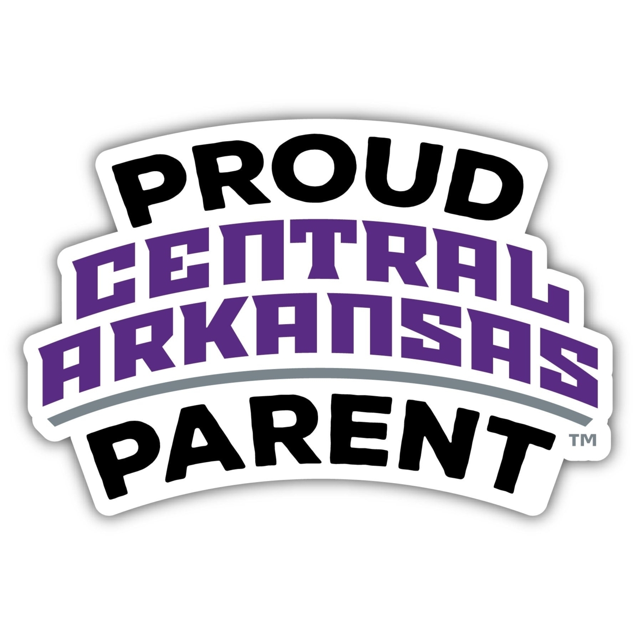 Central Arkansas Bears Proud Parent 4 Sticker