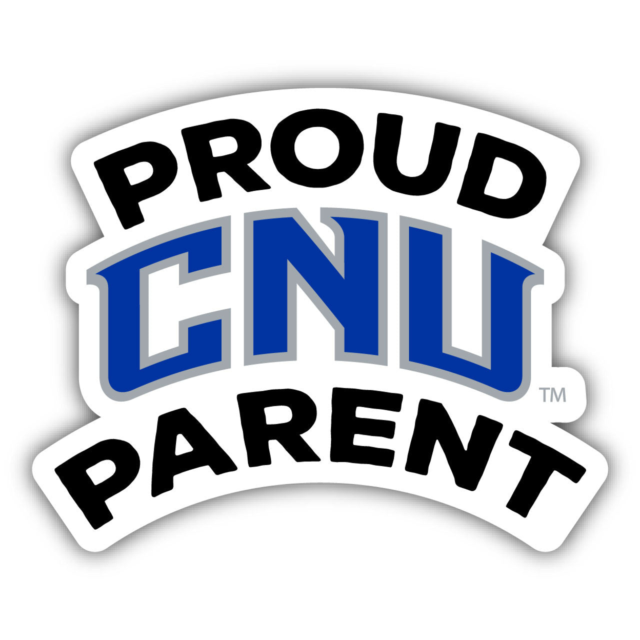 Christopher Newport Captains Proud Parent 4 Sticker
