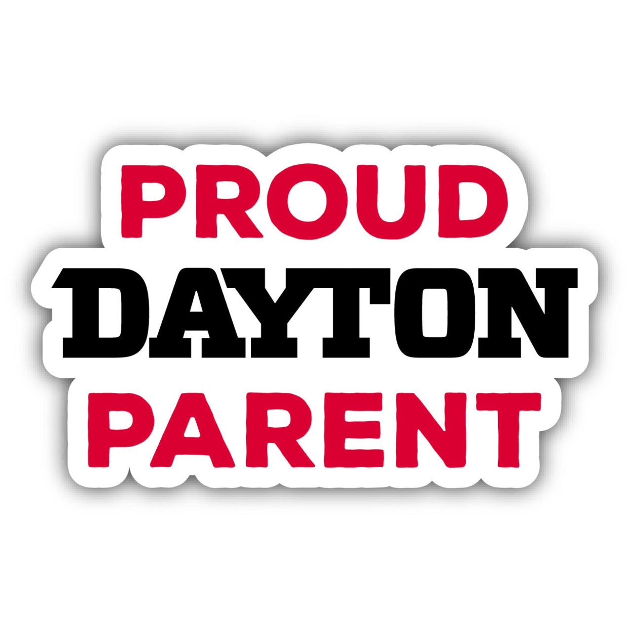 Dayton Flyers Proud Parent 4 Sticker