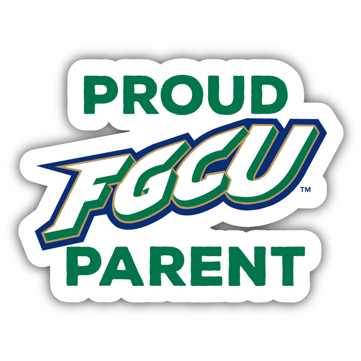 Florida Gulf Coast Eagles Proud Parent 4 Sticker