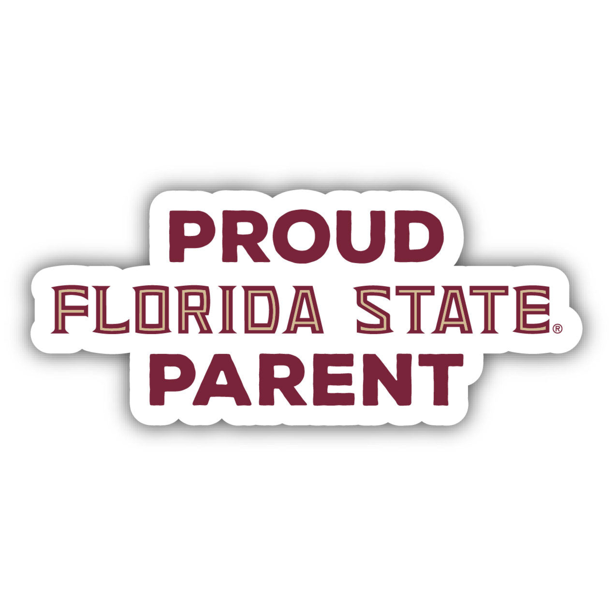 Florida State Seminoles Proud Parent 4 Sticker