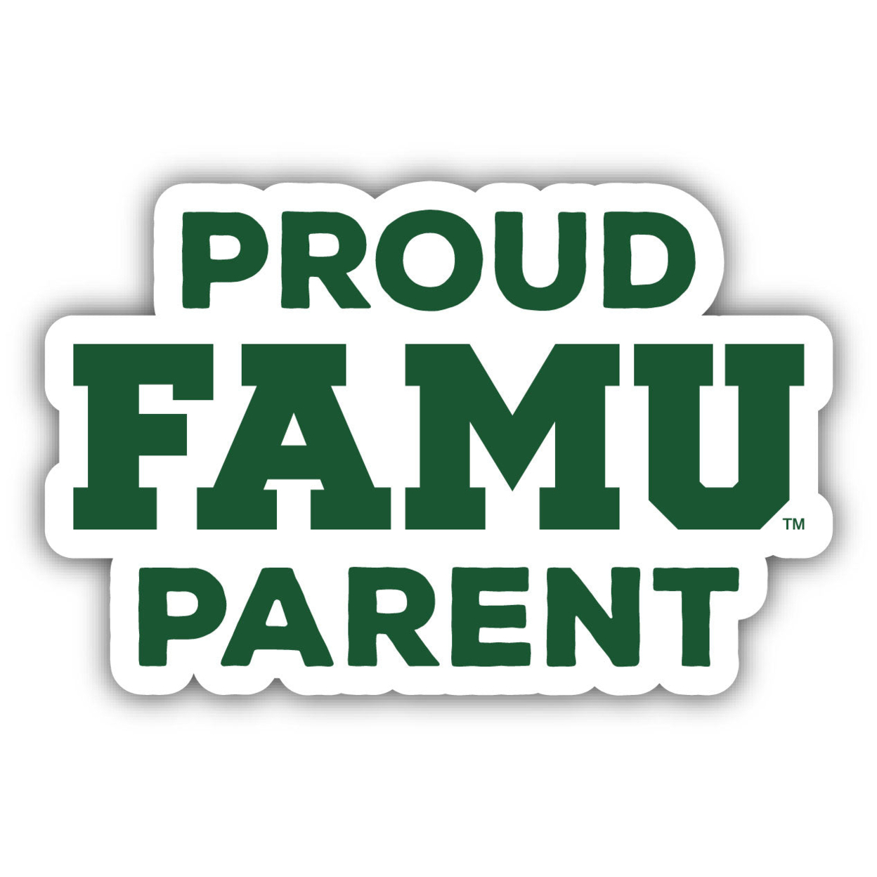 Florida A&M Rattlers Proud Parent 4 Sticker