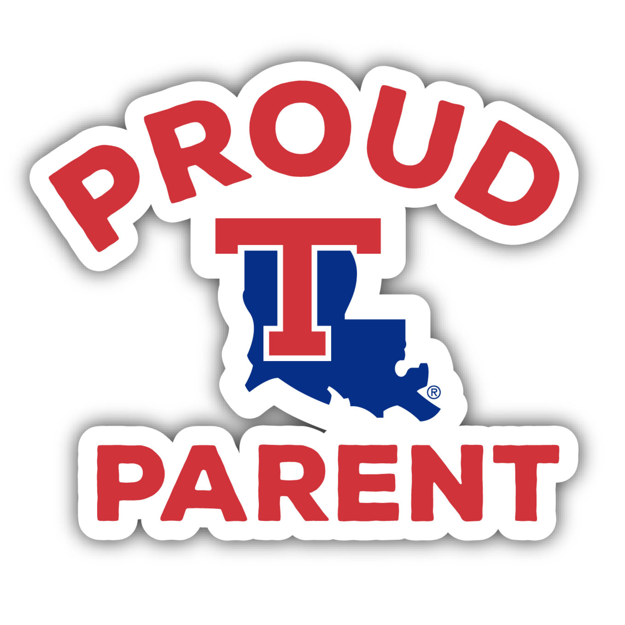 Louisiana Tech Bulldogs Proud Parent 4 Sticker