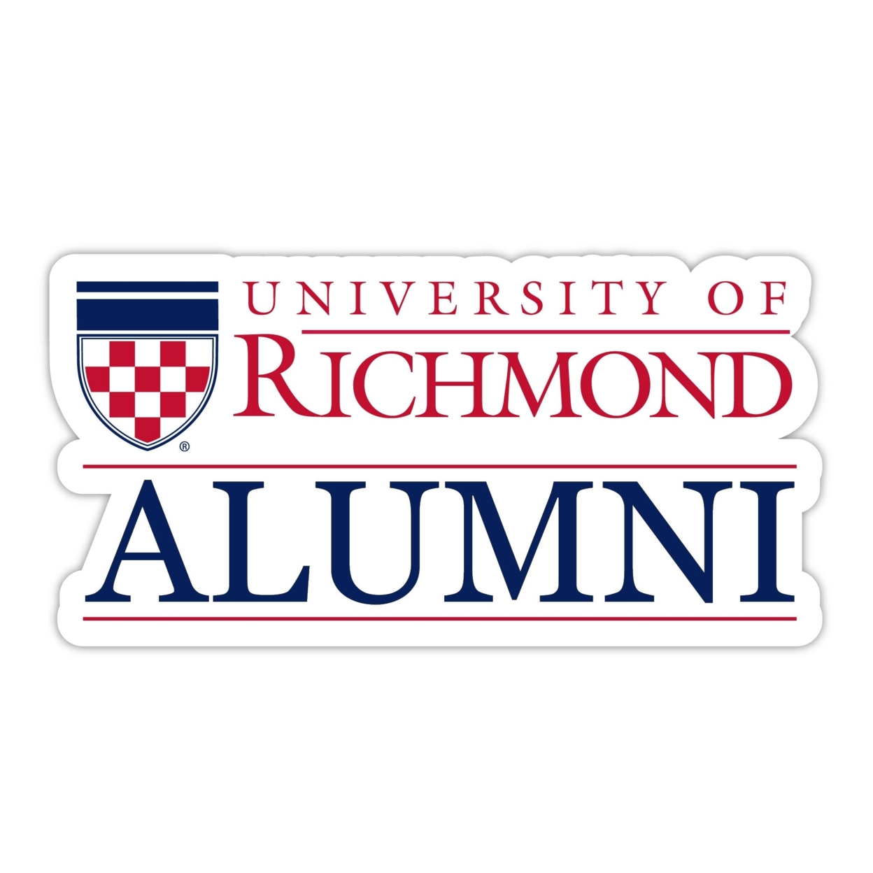 Richmond Spiders Alumni 4 Sticker - (4 Pack)