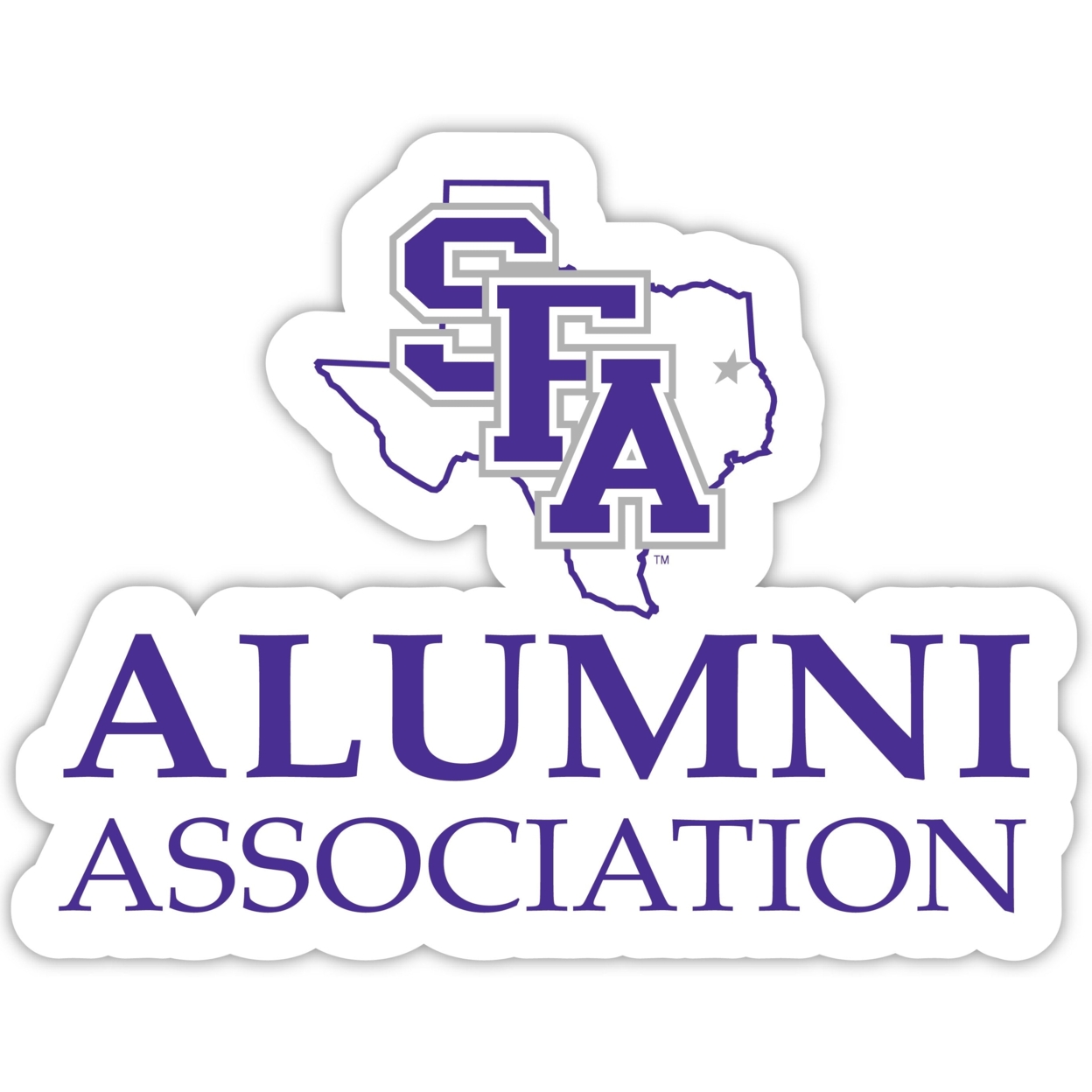 Stephen F. Austin State University Alumni 4 Sticker - (4 Pack)