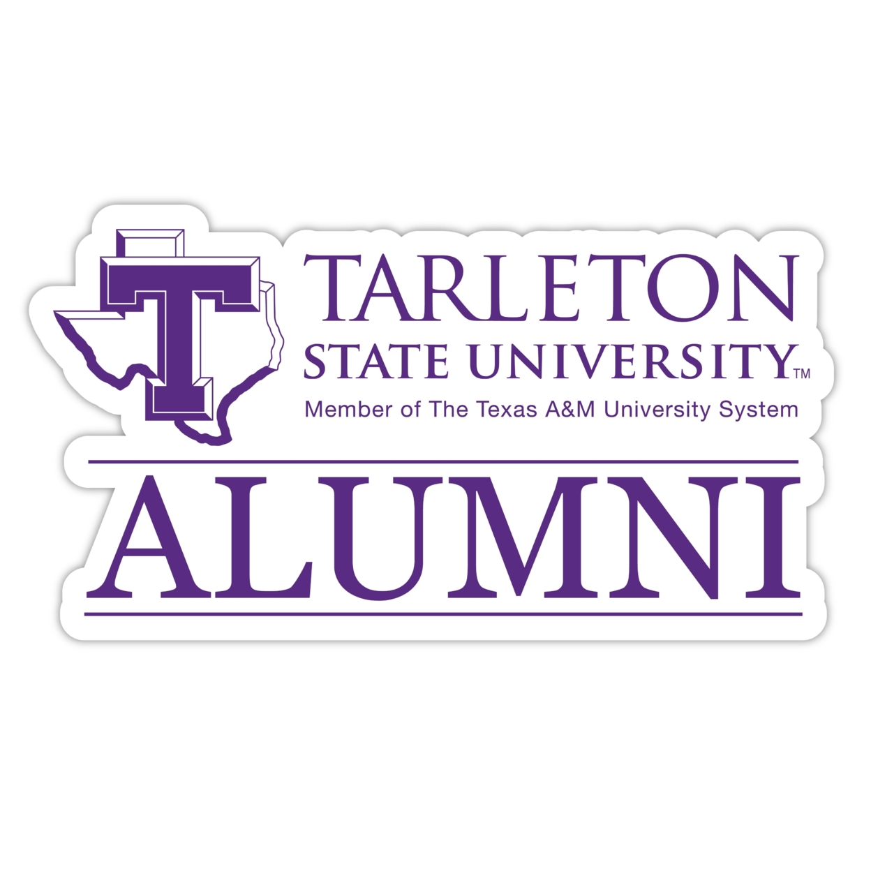 Tarleton State University Alumni 4 Sticker - (4 Pack)