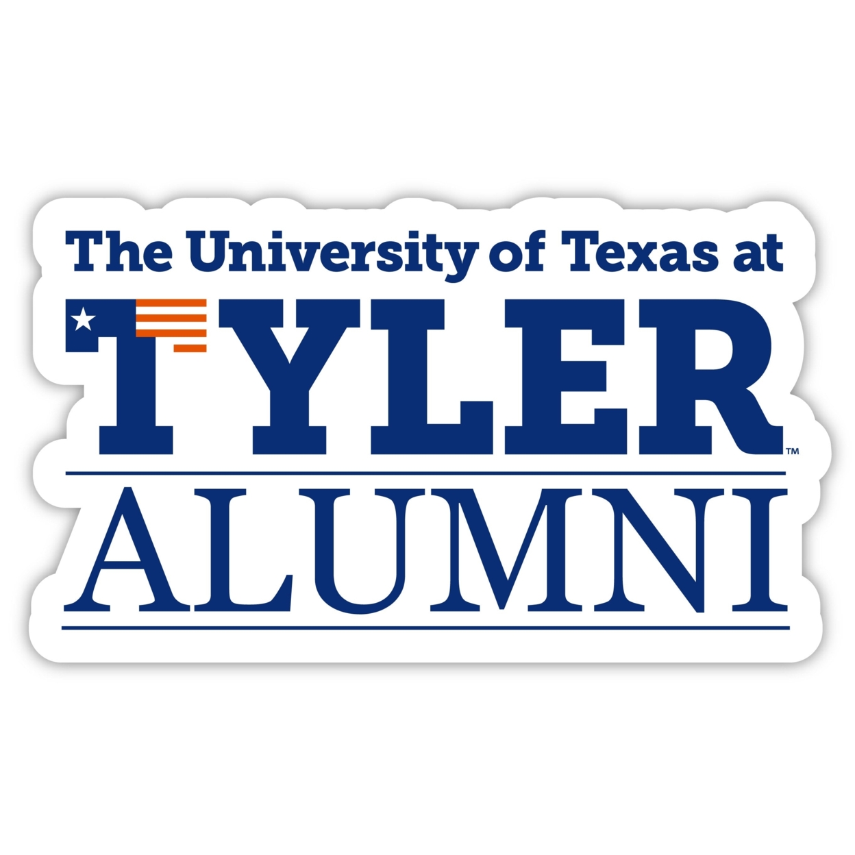 The University Of Texas At Tyler Alumni 4 Sticker - (4 Pack)