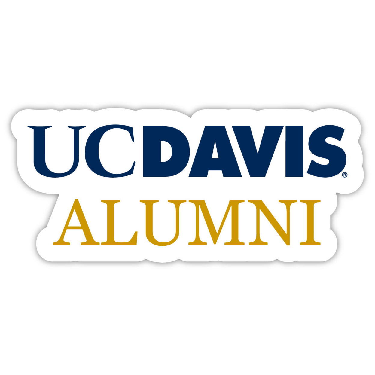 UC Davis Aggies Alumni 4 Sticker - (4 Pack)