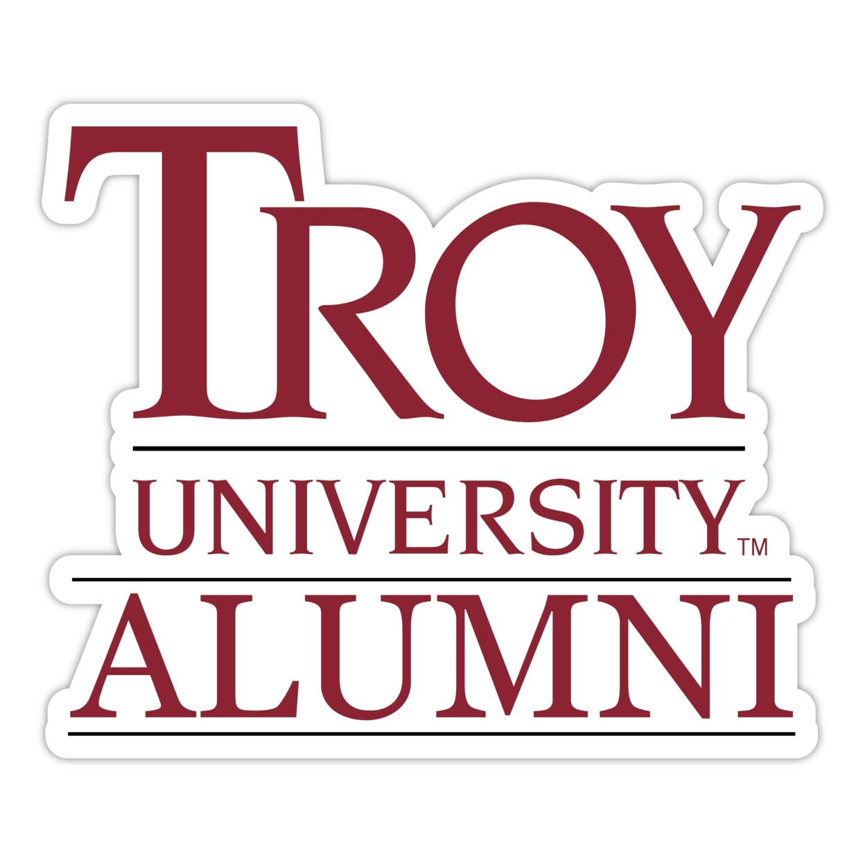 Troy University Alumni 4 Sticker - (4 Pack)