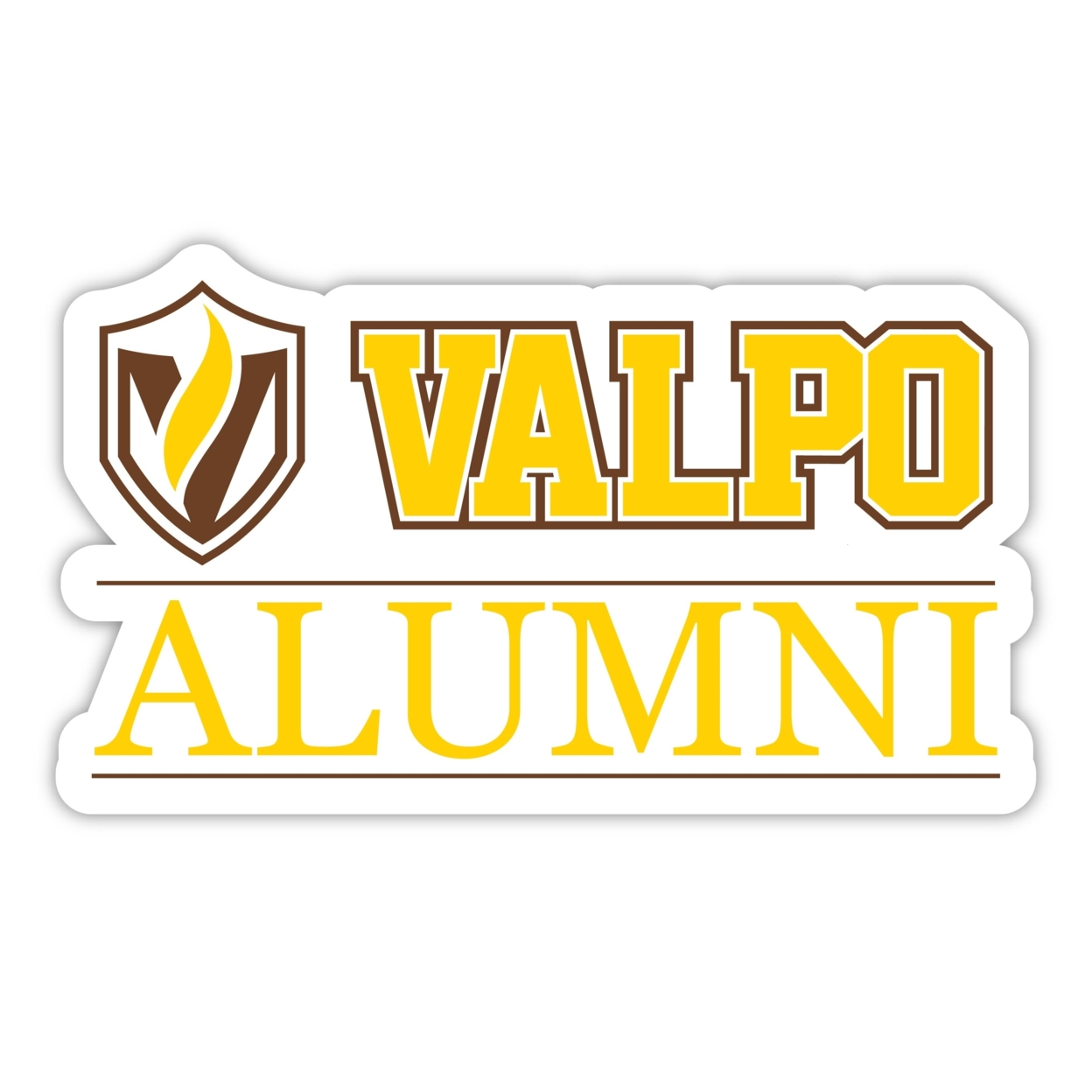 Valparaiso University Alumni 4 Sticker - (4 Pack)