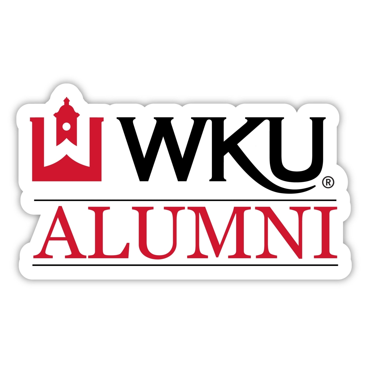 Western Kentucky Hilltoppers Alumni 4 Sticker - (4 Pack)