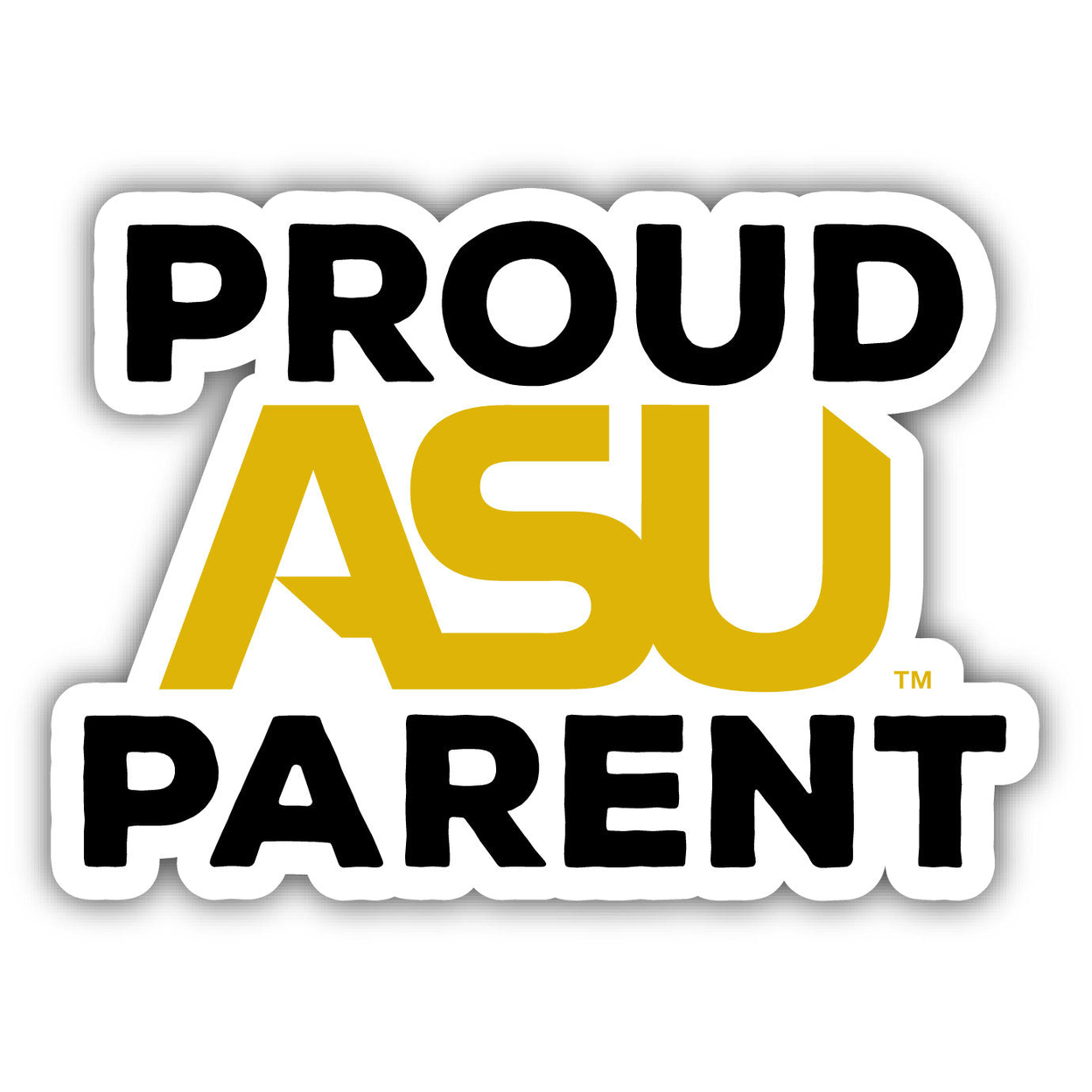 Alabama State University Proud Parent 4 Sticker - (4 Pack)