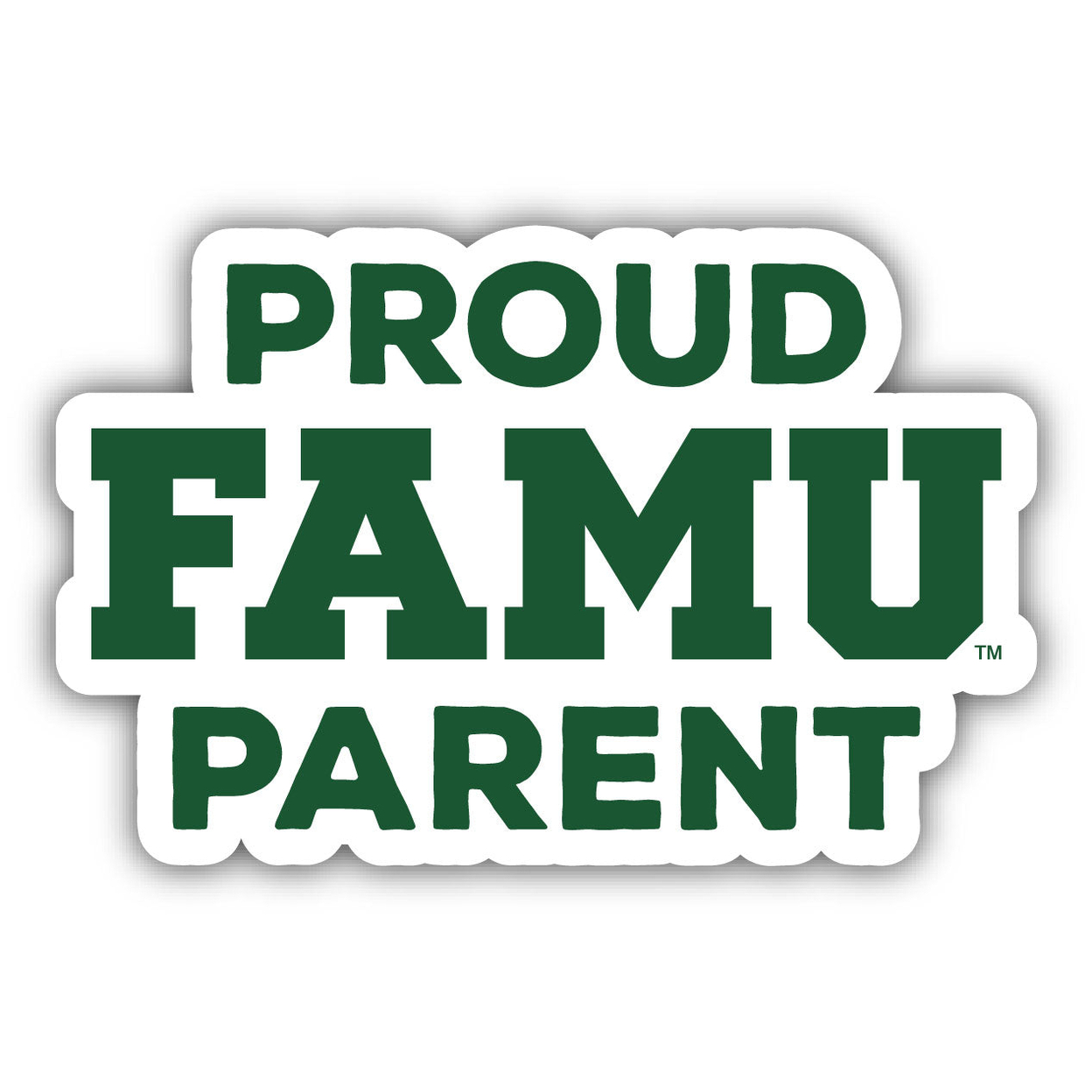 Florida A&M Rattlers Proud Parent 4 Sticker - (4 Pack)