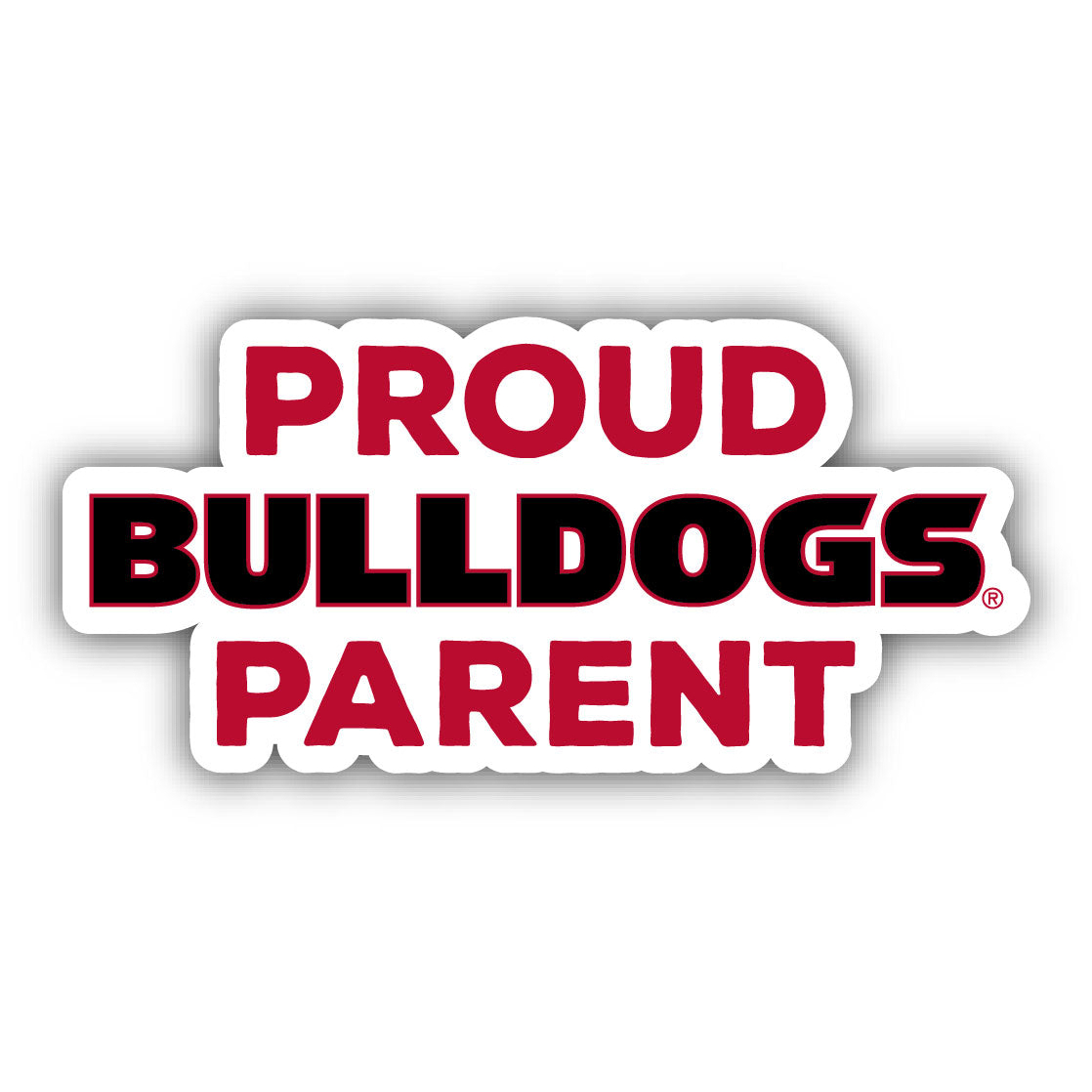 Georgia Bulldogs Proud Parent 4 Sticker