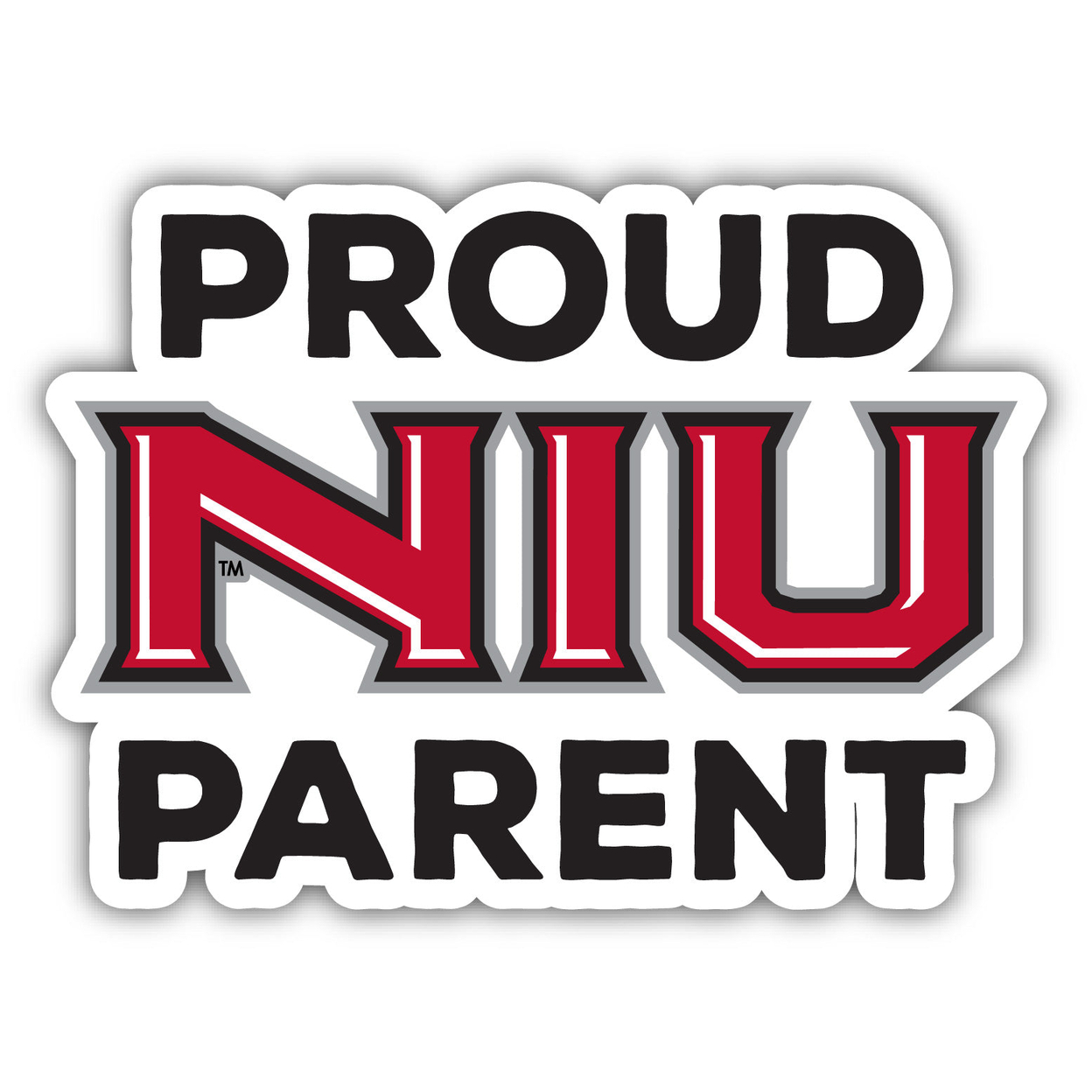 Northern Illinois Huskies Proud Parent 4 Sticker