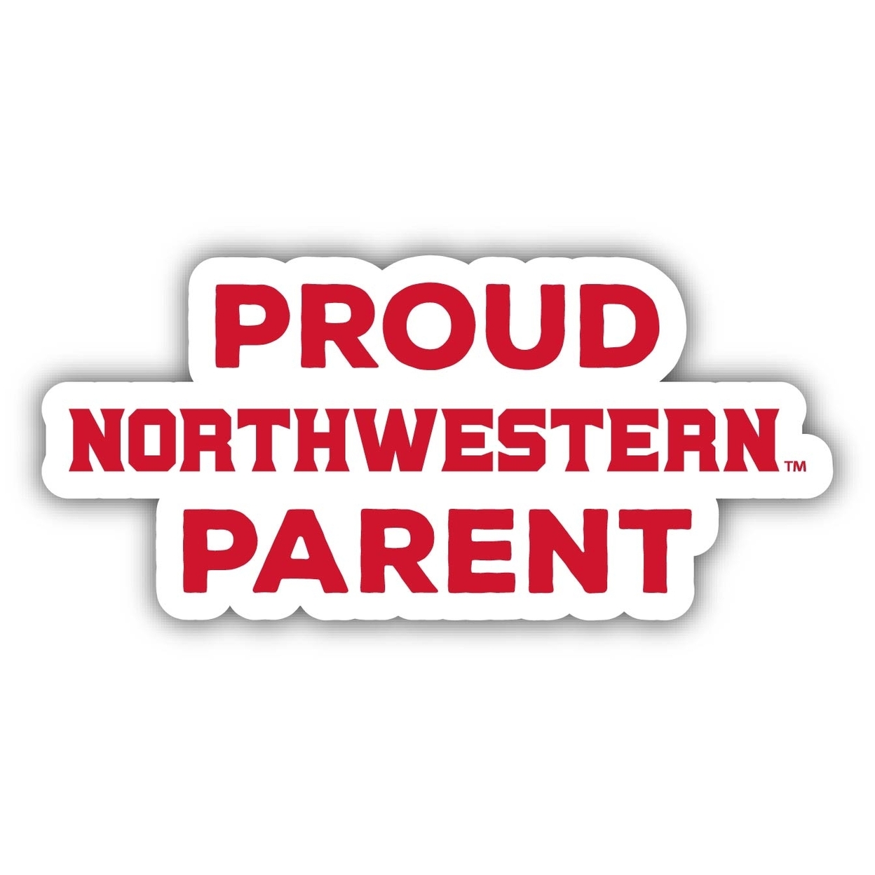 Northwestern Oklahoma State University Proud Parent 4 Sticker