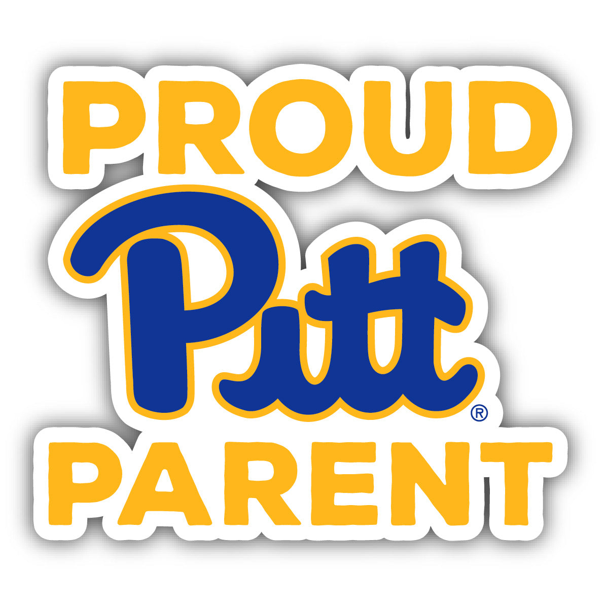 Pittsburgh Panthers Proud Parent 4 Sticker