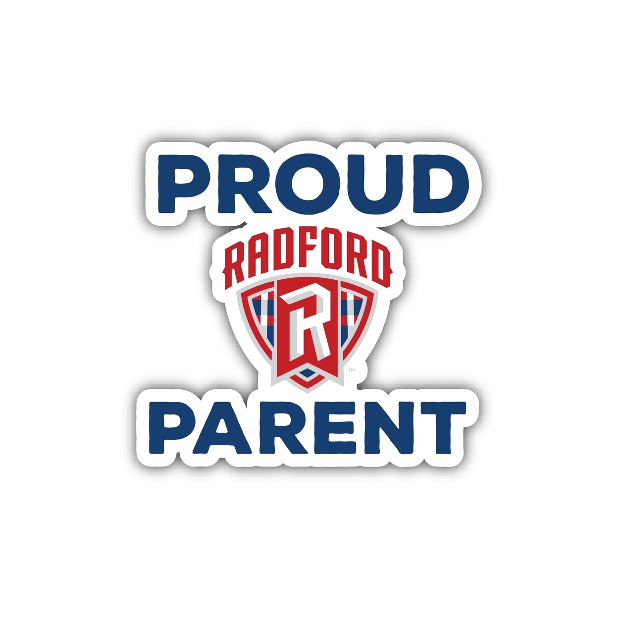 Radford University Highlanders Proud Parent 4 Sticker