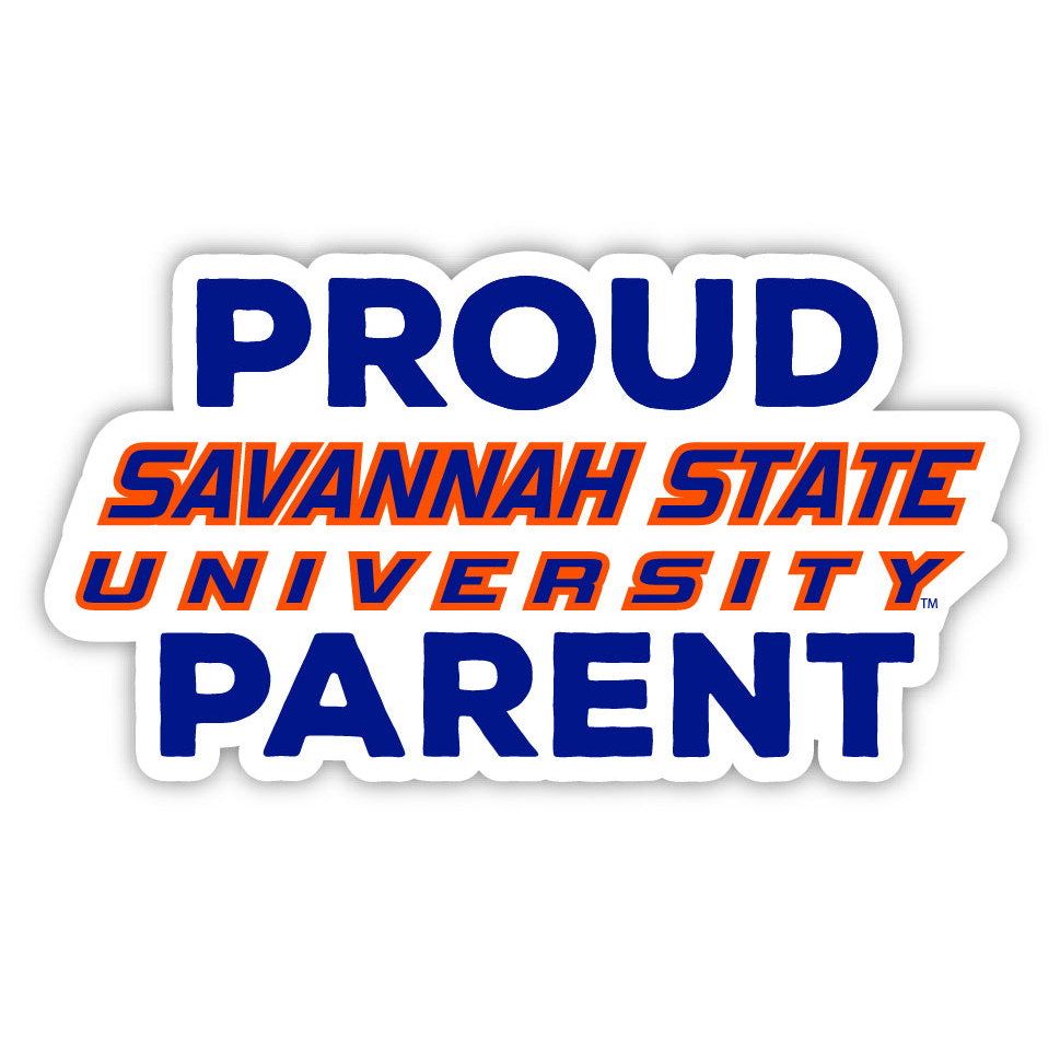 Savannah State University Proud Parent 4 Sticker