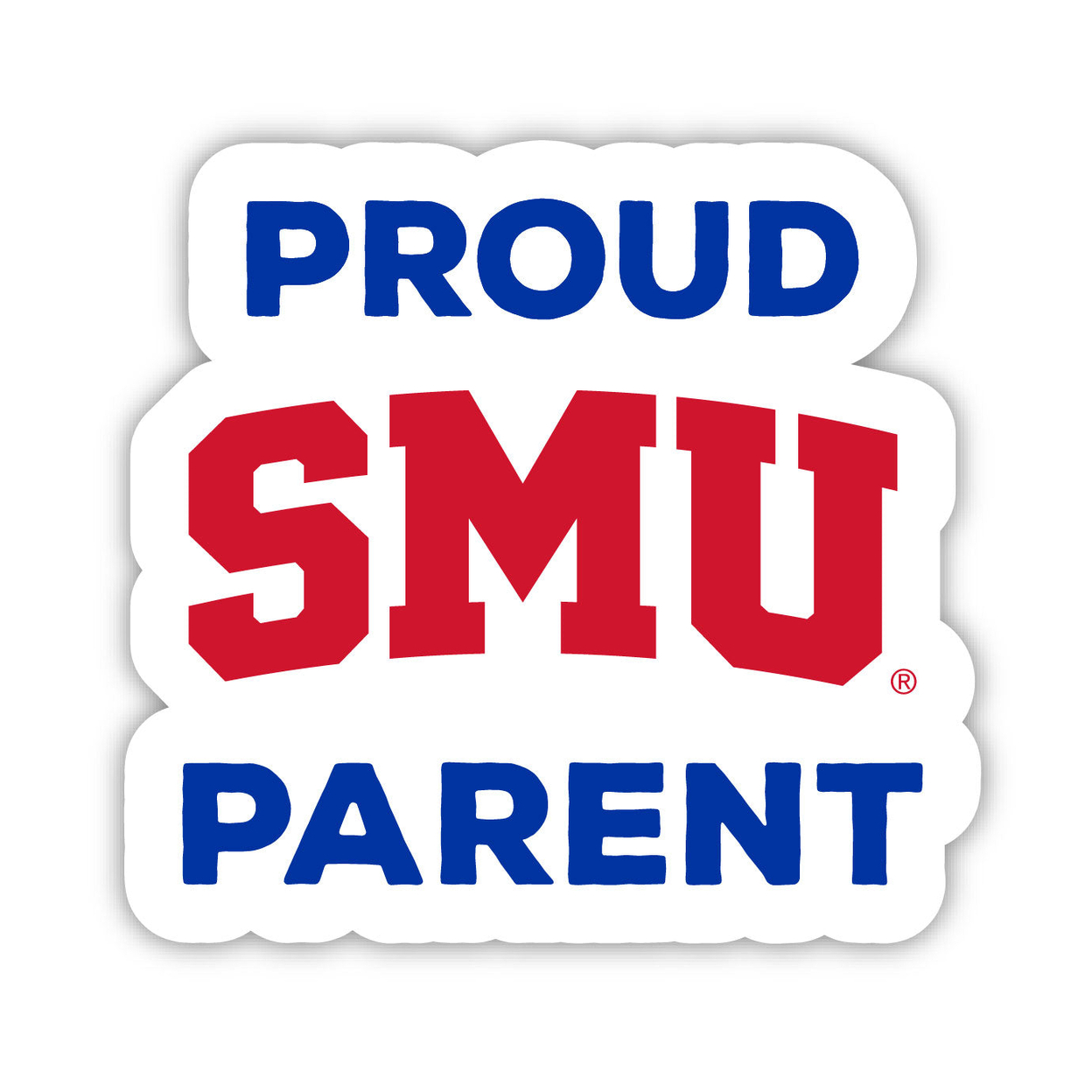 Southern Methodist University Proud Parent 4 Sticker