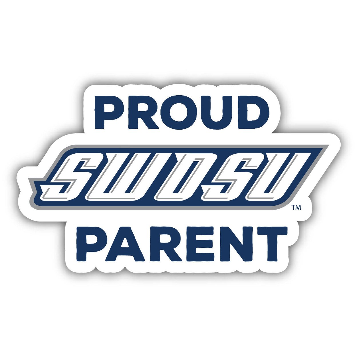 Southwestern Oklahoma State University Proud Parent 4 Sticker