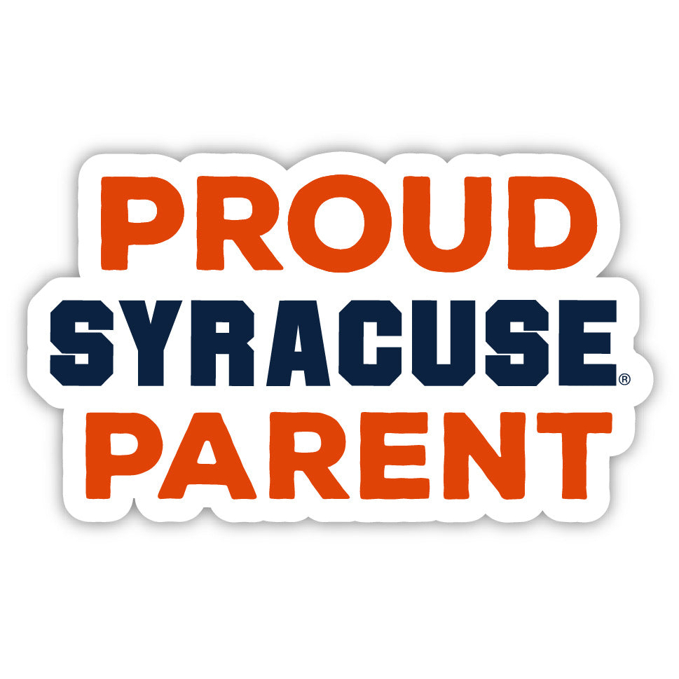 Syracuse Orange Proud Parent 4 Sticker