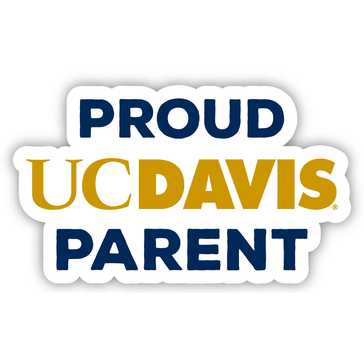 UC Davis Aggies Proud Parent 4 Sticker