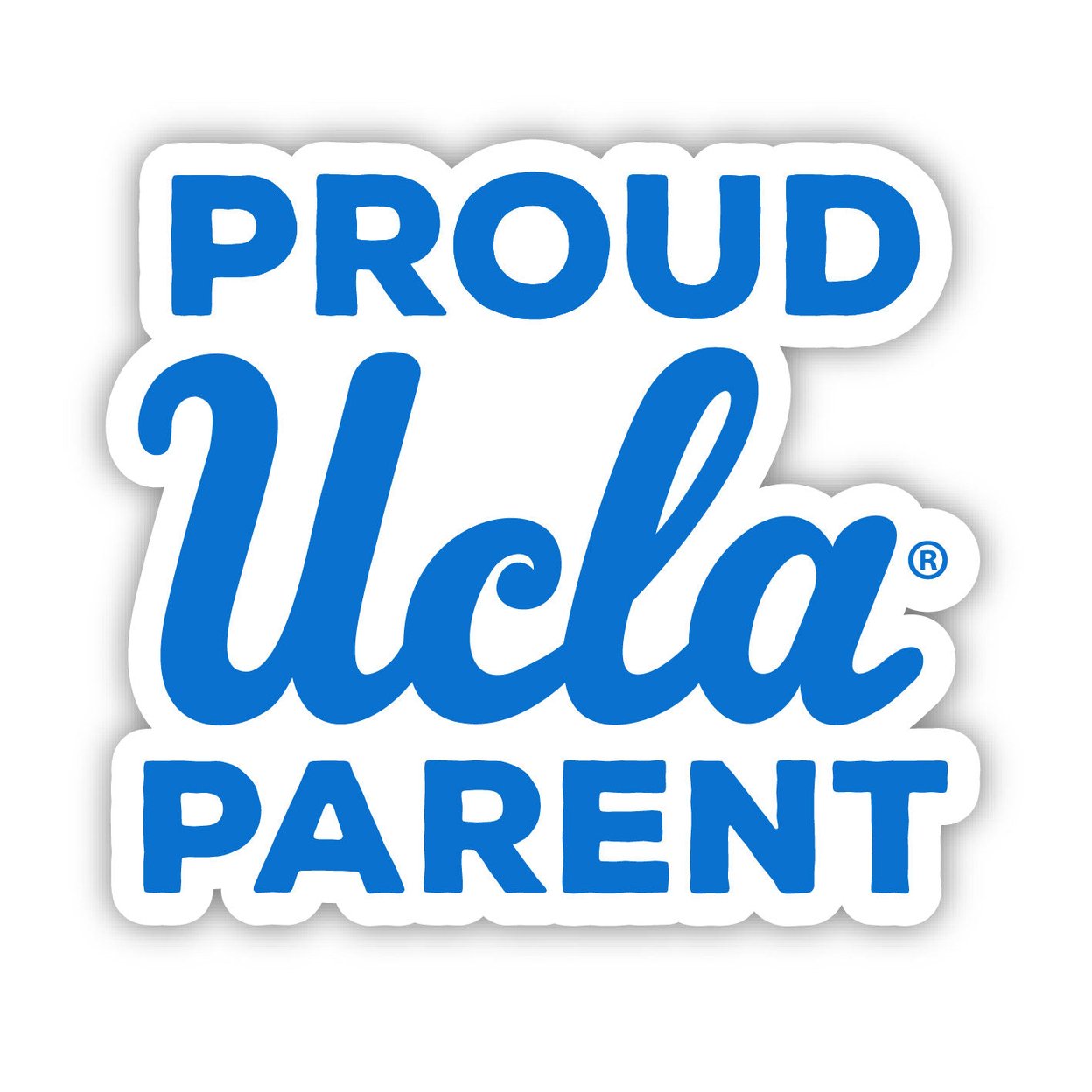 UCLA Bruins Proud Parent 4 Sticker