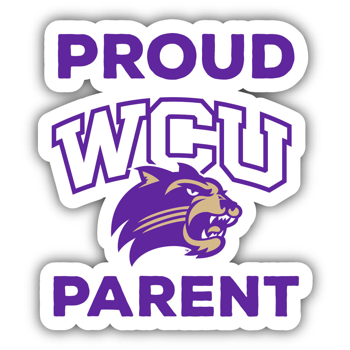 Western Carolina University Proud Parent 4 Sticker