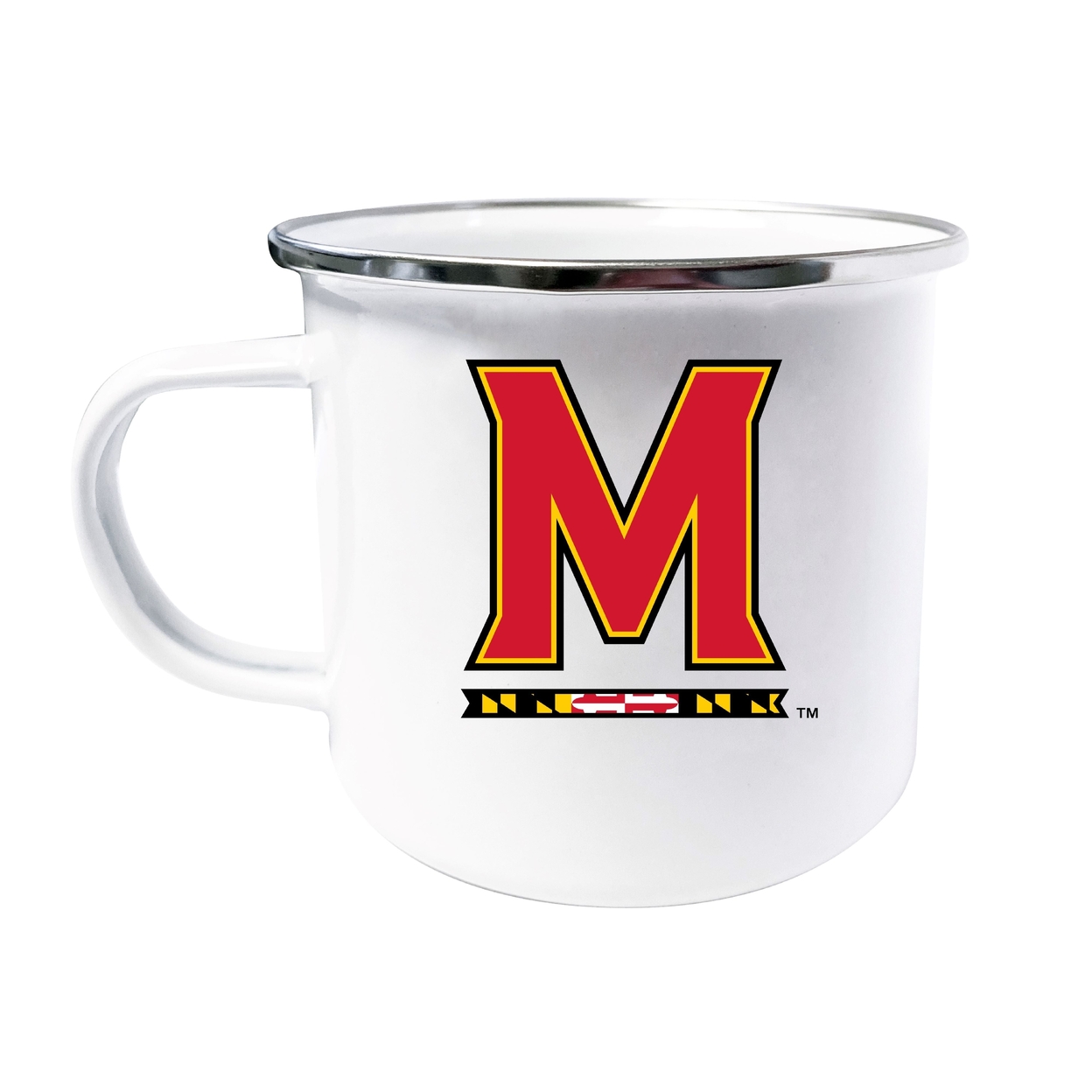 Maryland Terrapins Tin Camper Coffee Mug - Choose Your Color - White