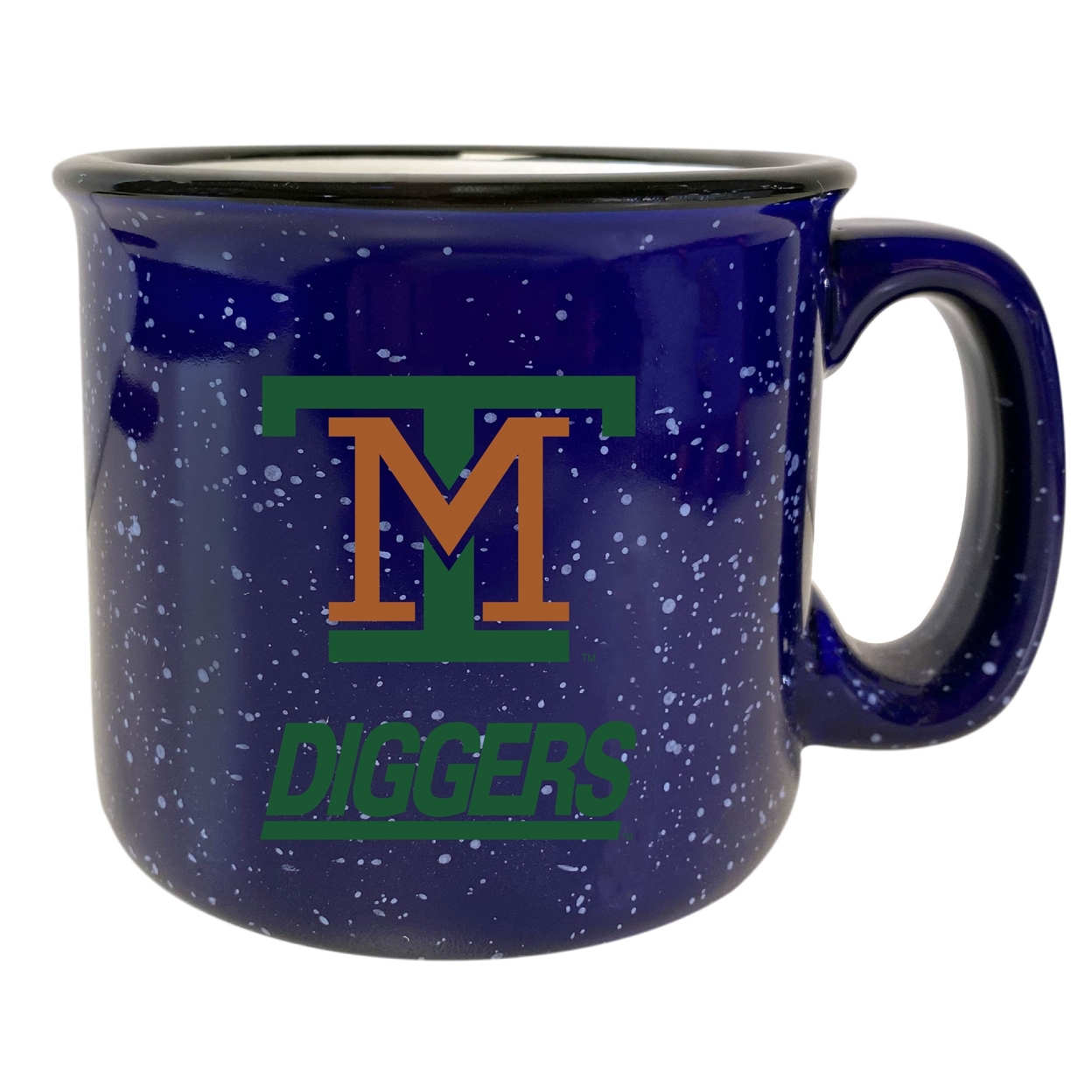 Montana Tech Speckled Ceramic Camper Coffee Mug - Choose Your Color - White