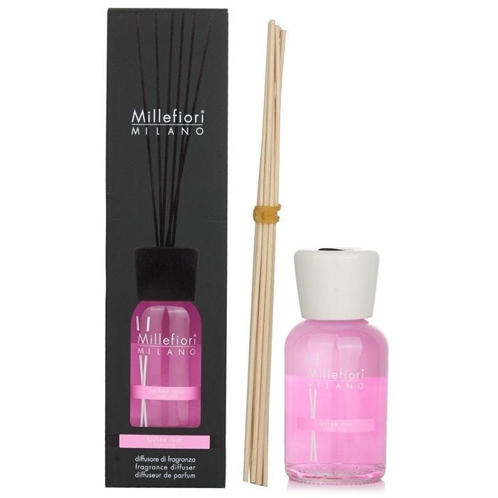 Millefiori Natural Fragrance Diffuser - Lychee Rose 500ml/16.9oz
