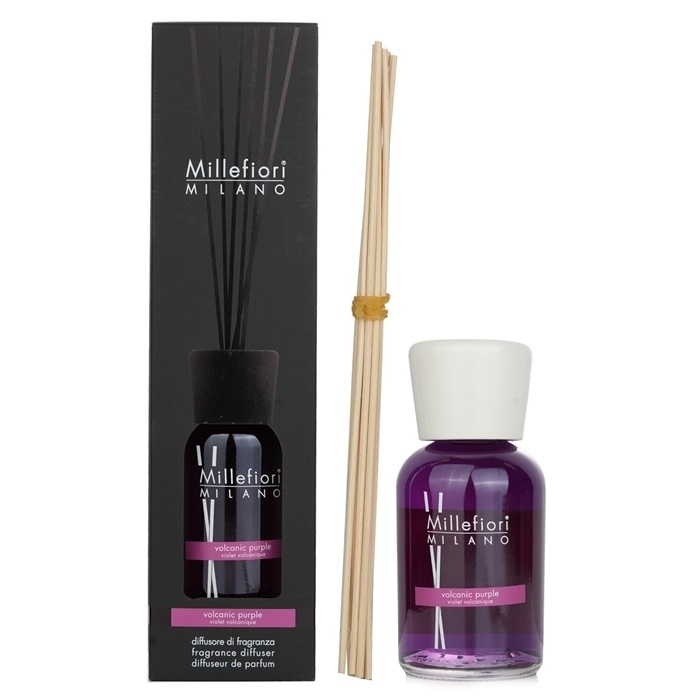 Millefiori Natural Fragrance Diffuser - Volcanic Purple 500ml/16.9oz