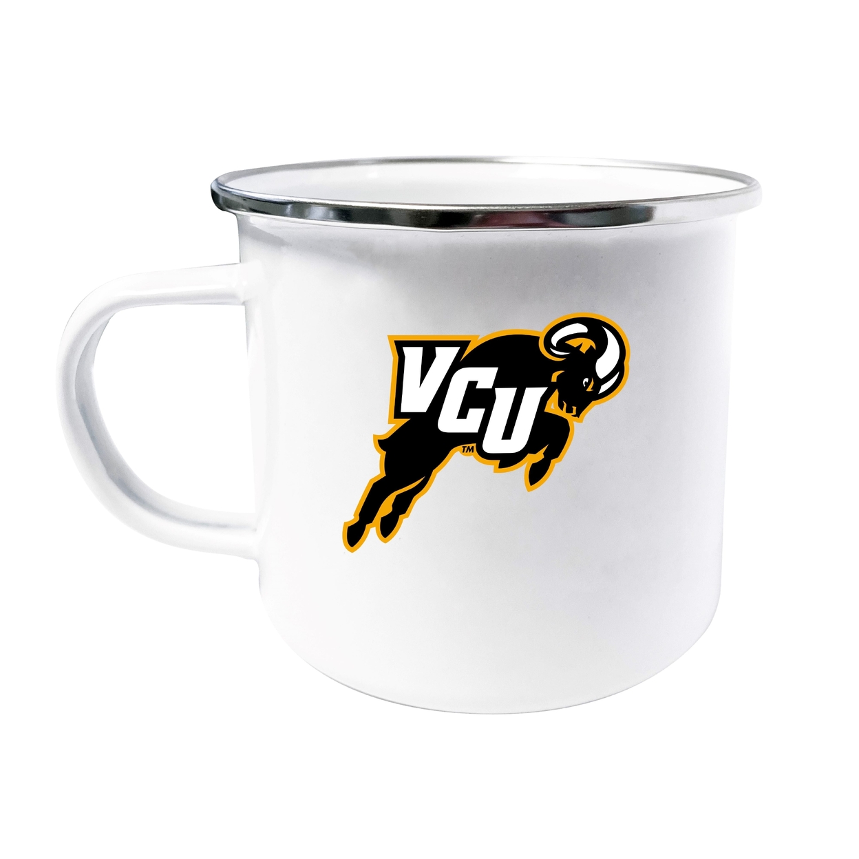 Virginia Commonwealth Tin Camper Coffee Mug - Choose Your Color - White