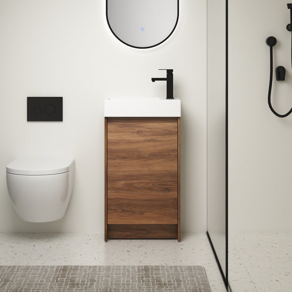 ExBrite Bathroom Vanity 18 With Single Sink For Small Bathroom