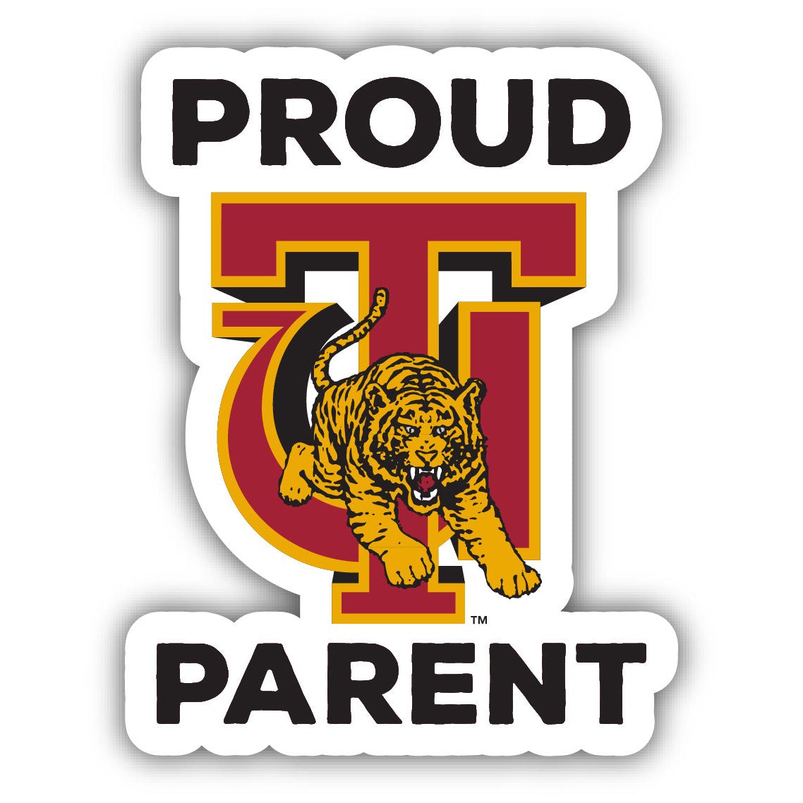 Tuskegee University Proud Parent 4 Sticker - (4 Pack)