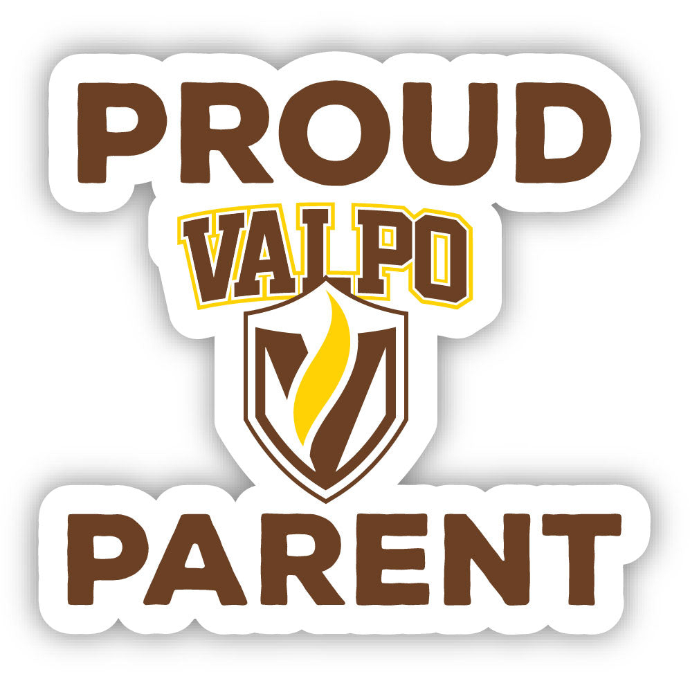 Valparaiso University Proud Parent 4 Sticker - (4 Pack)
